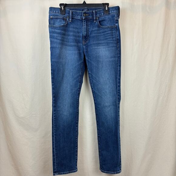 J Crew Factory Men's Slim-Fit Flex Blue Jeans 33/32 (33/31) Style AZ853 - Picture 1 of 12
